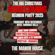 The Big Christmas Homecoming Reunion Party 2025 at The Manor House Tunbridge Wells