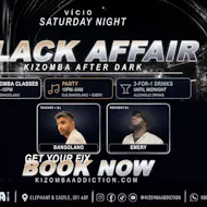 VÍCIO: Black Affair -Kizomba Classes & Party in London Until 5AM at Casa Ritmo Elephant And Castle)