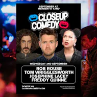 CLOSEUP COMEDY at Herbert's Yard with Rob Rouse and more! at Herberts Yard