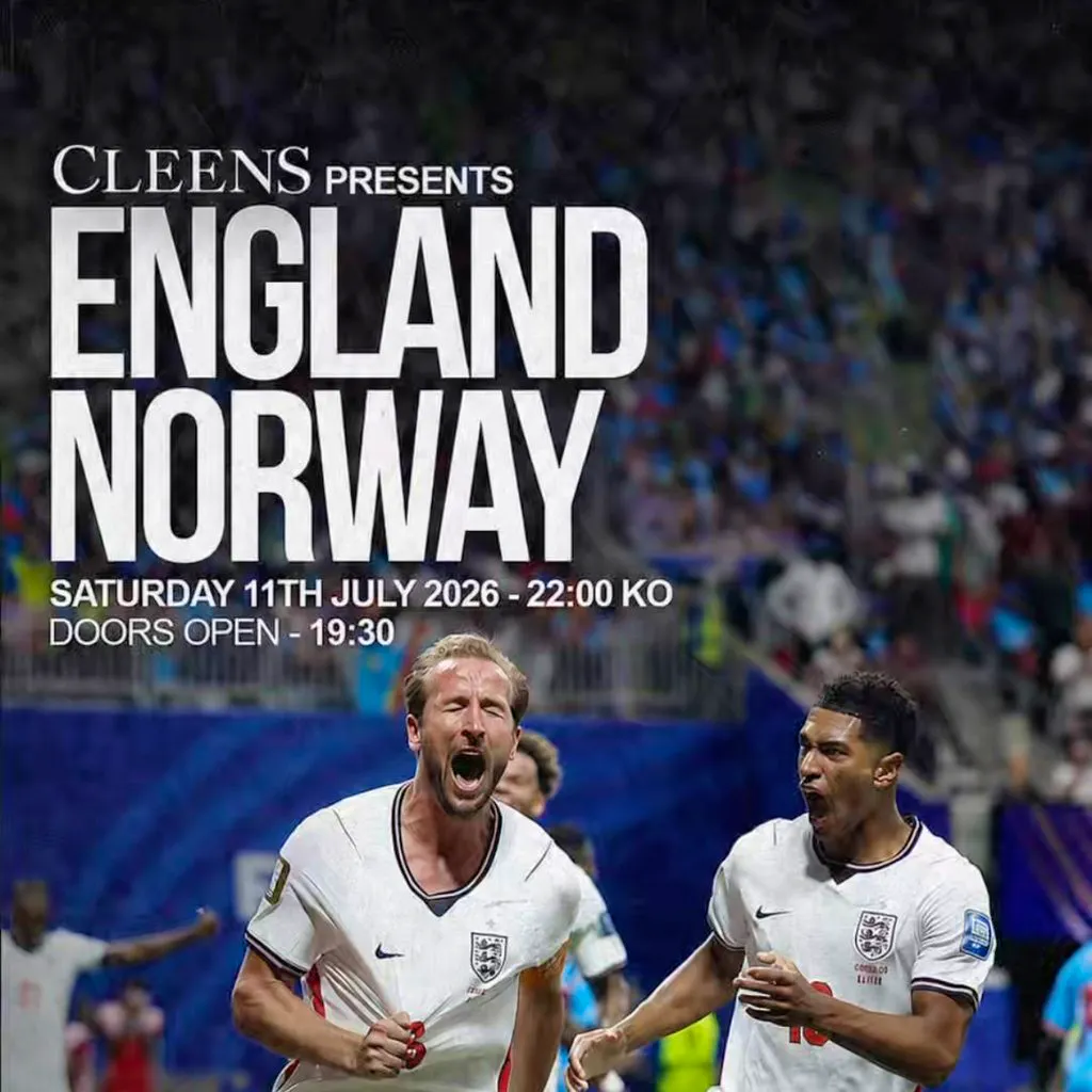 England World Cup Fan Zone Presented By Cleens | Wav Garden at Wav Garden