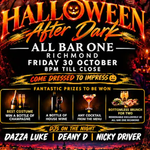 Mischievous- After Dark - Halloween @ All Bar One - Richmond
