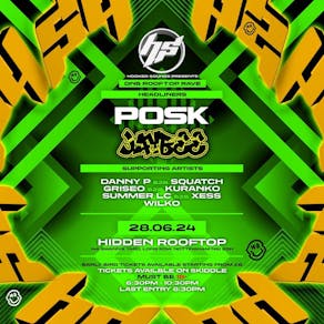 Hooked Presents DNB Rooftop Rave : Posk, Jaybee + More