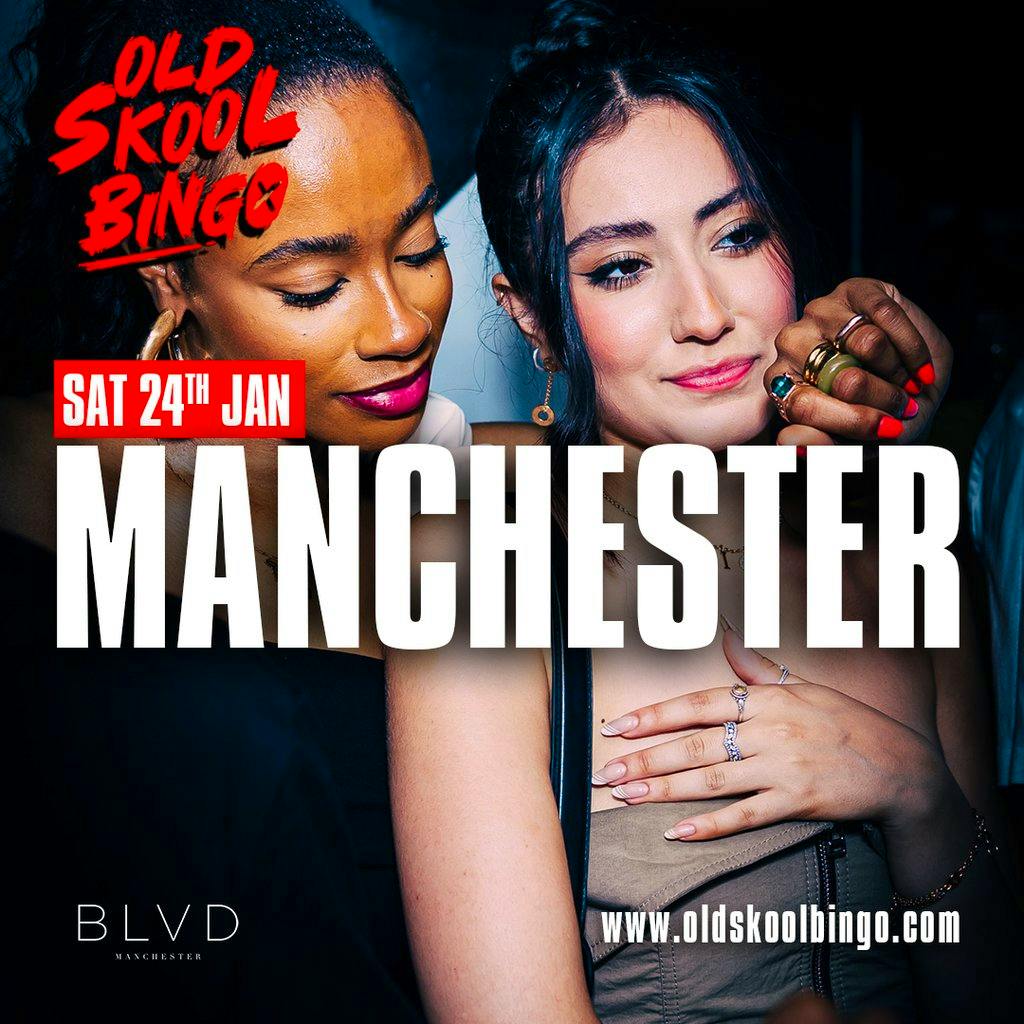 Old Skool Bingo Sat 24th Jan Manchester at BLVD Manchester