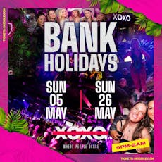 XOXO Bank Holiday Sunday at XOXO Falkirk