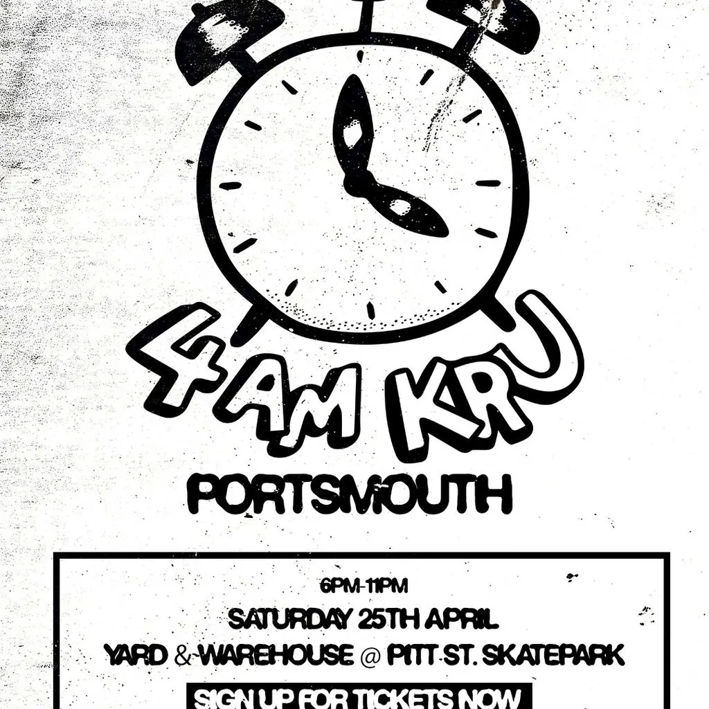 4am KRU - Yard & Warehouse Portsmouth at Pitt St Indoor Skatepark