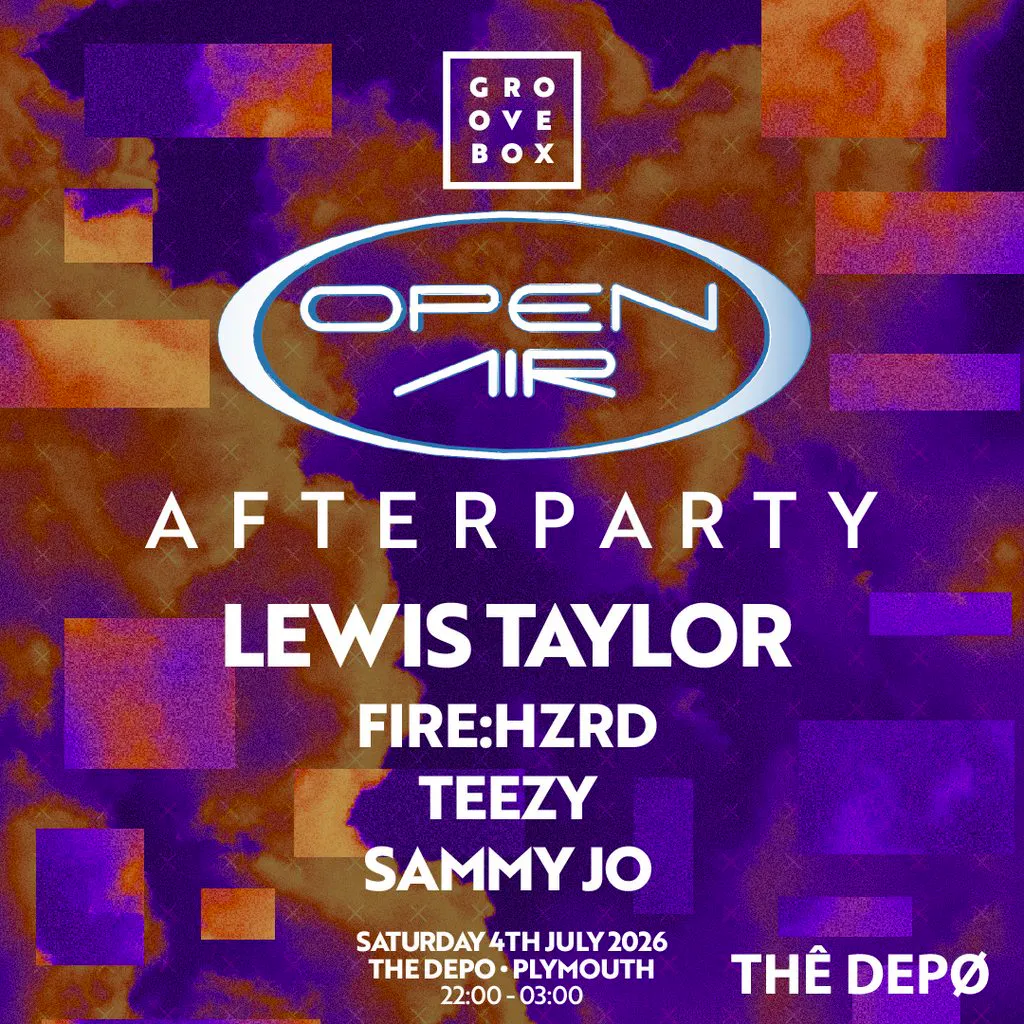 LEWIS TAYLOR| Groovebox Open Air Plymouth Afterparty THÊ DEPØ at THÊ DEPØ