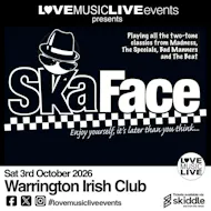 SKA FACE - Warrington Irish Club - Sat 3rd Oct - Ska/2Tone at The Irish Club