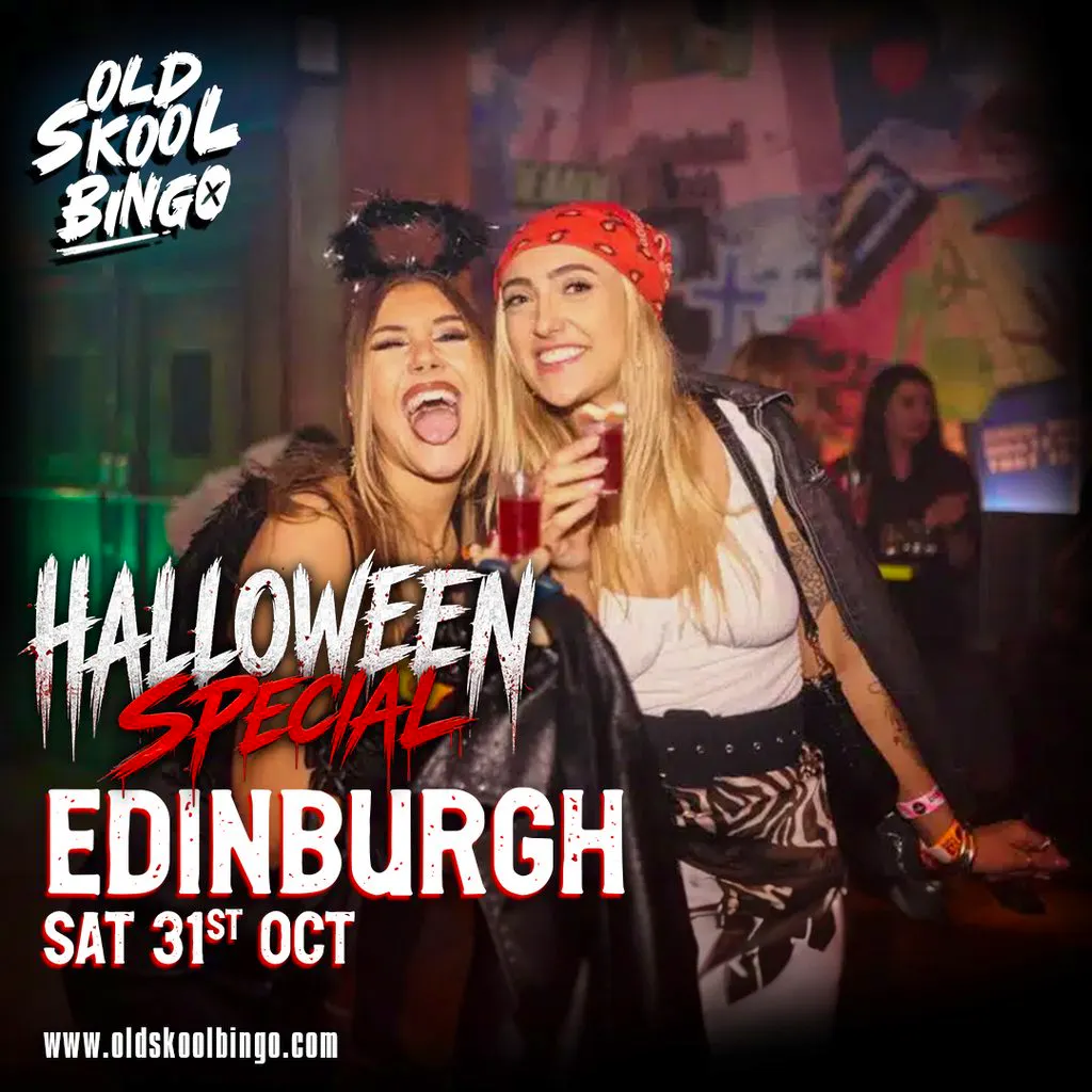 Old Skool Bingo Sat 31st October Halloween Edinburgh Special at Coco Boho