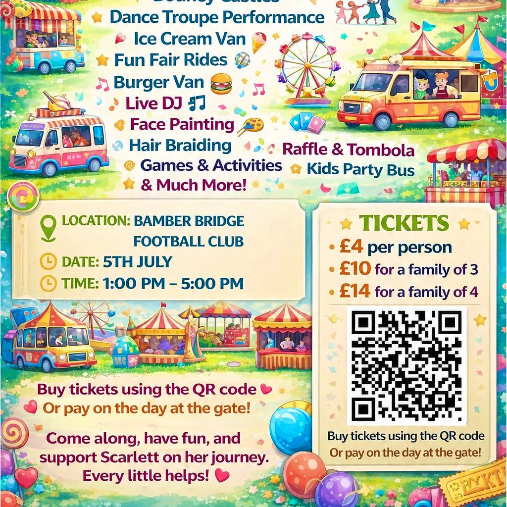 Family Fun Day Fundraiser at Irongate Stadium