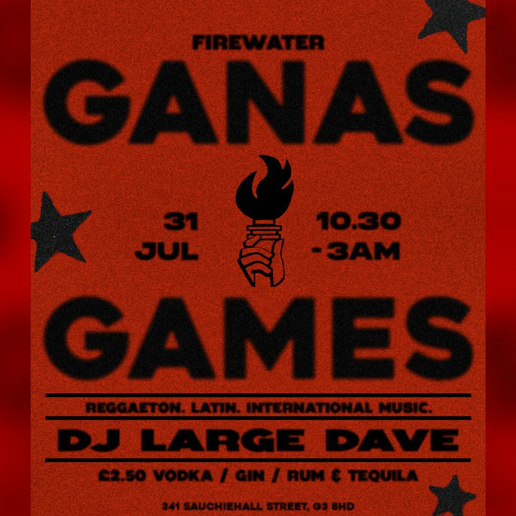 Ganas: Ganas Games at Firewater