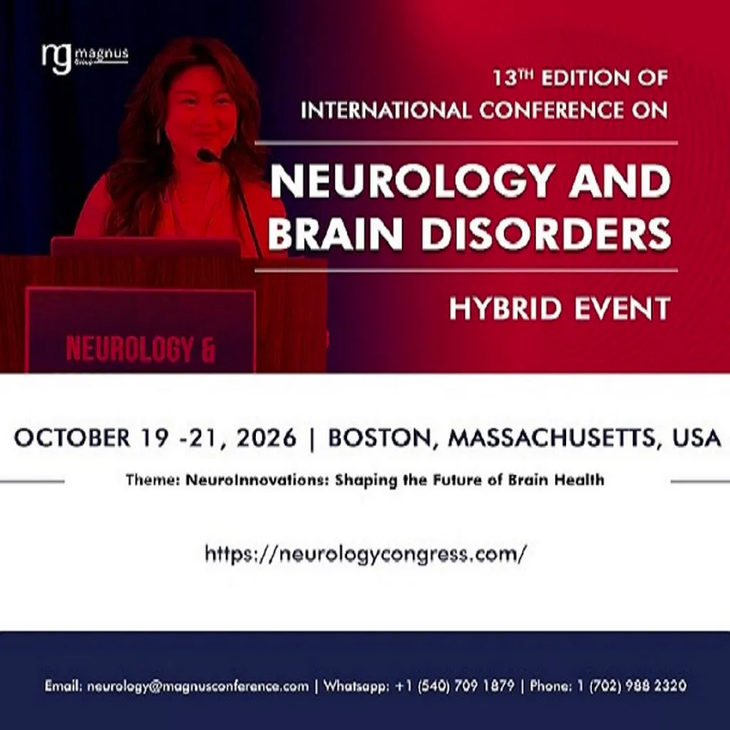 13th Edition of International Conference on Neurology and Brain at Hilton Boston/Woburn 2 Forbes Road, Woburn