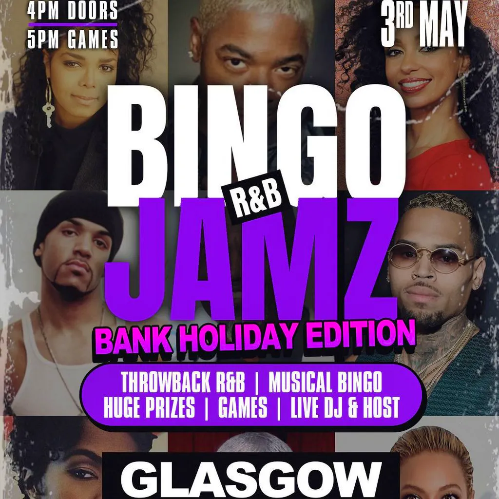 Bingo Jamz Glasgow  | 3rd May 2026 at Berlinkys