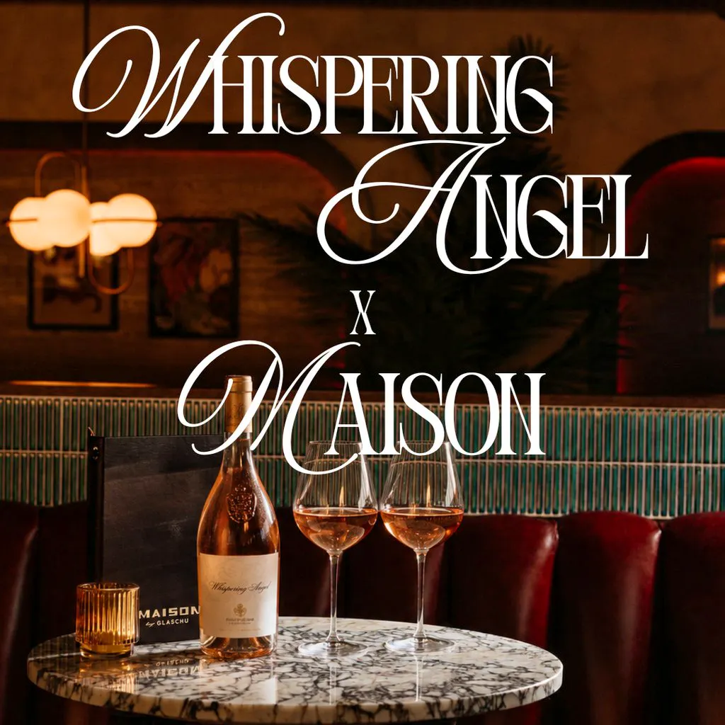 Whispering Angel x Maison by Glaschu at Maison By Glaschu