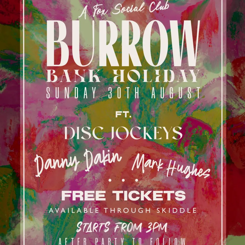 Burrow ... A Fox Social Club Bank Holiday Sunday Special at The Fox Inn