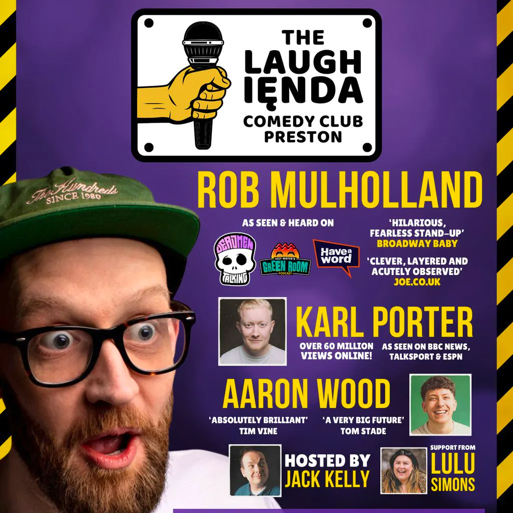 The Laughienda Comedy Club Preston | 5th Aug '26 at The Continental