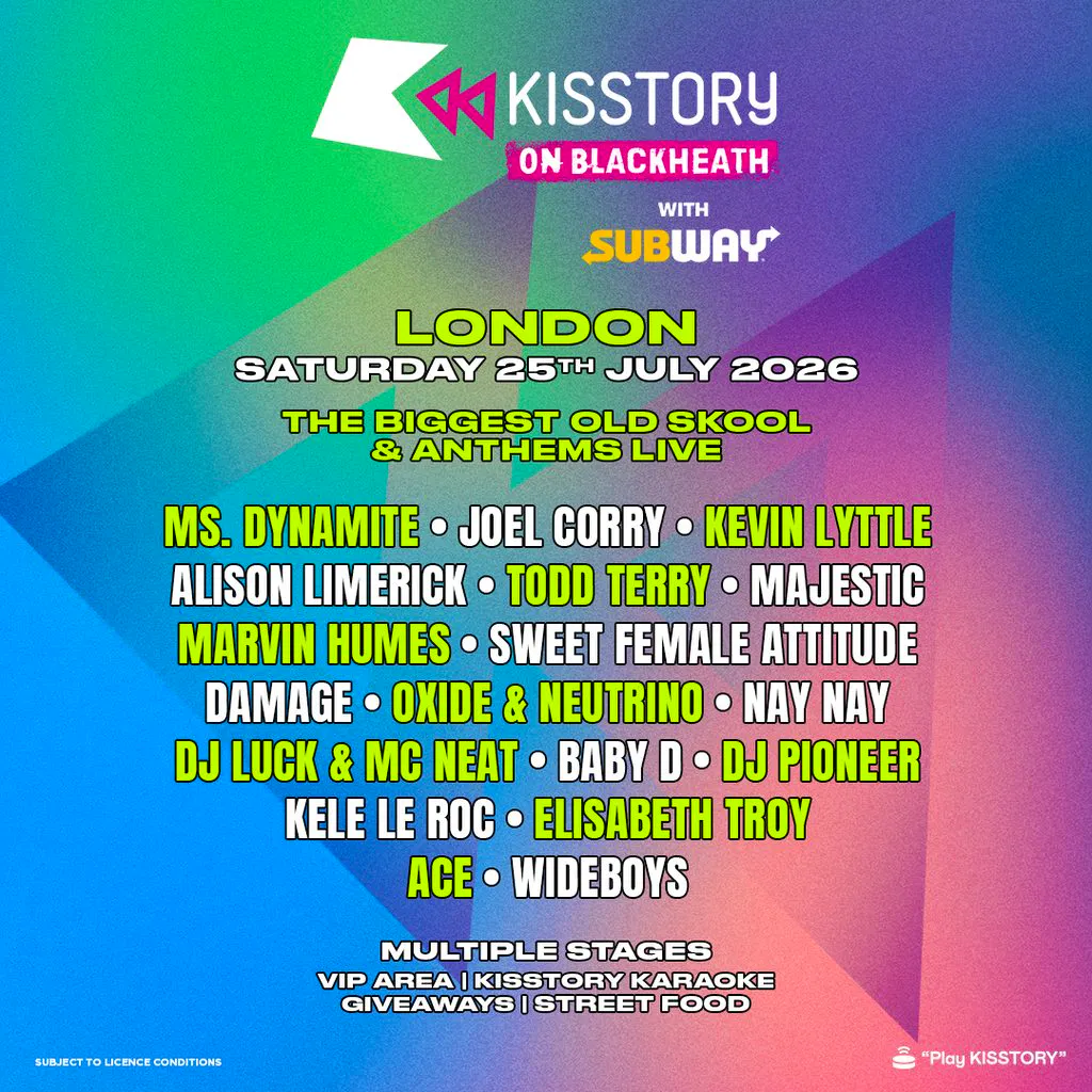 KISSTORY On Blackheath 2026 at Blackhealth Common