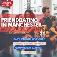 FriendDating in Manchester (Ages 18-59) at Manahatta Bar