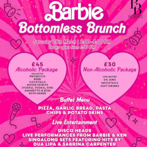 Barbie Bottomless Brunch at Bar Bianco