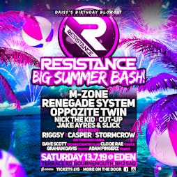 Resistance BIG Summer Bash! Tickets | Eden Bar And  Club  Bournemouth  | Sat 13th July 2019 Lineup