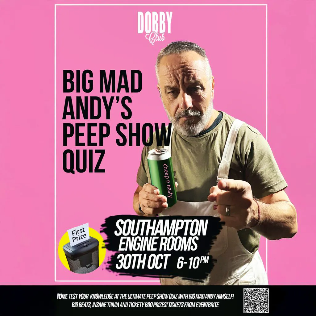 Big Mad Andy's Peep Show Quiz - Southampton at EngineRooms