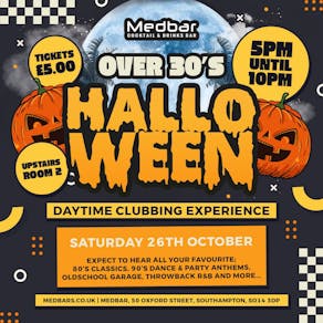 Over 30s Halloween Daytime Clubbing | 5pm-10pm