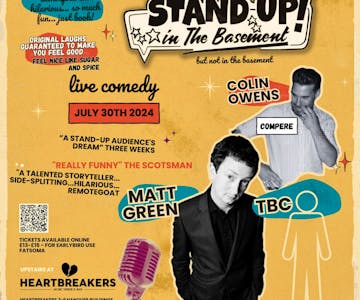 Stand Up in the Basement Comedy - Matt Green | TBC