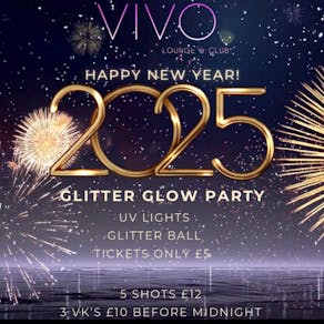 Glitter glow nye party at Vivo lounge