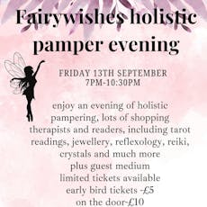 Fairywishes Holistic Pamper Evening at Aylestone And District Conservative Club