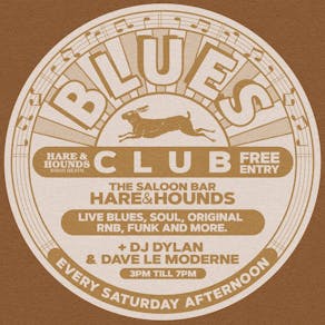 Blues Club - Weekly Saturday Afternoons