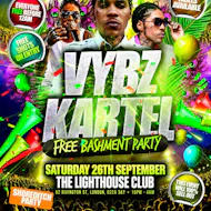 Vybz Kartel - Free Bashment Party - Everyone Free Before 12AM at The Lighthouse Bar And Club