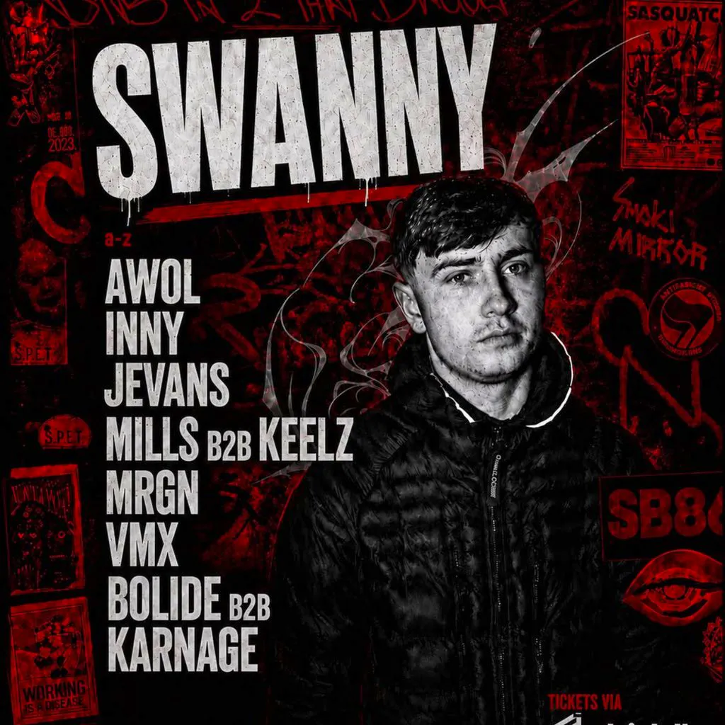 FULL TENSION EVENTS : SWANNY + more at The Bunker Liverpool