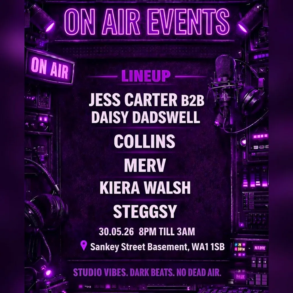 OnAirUK at Sankey Street Basement