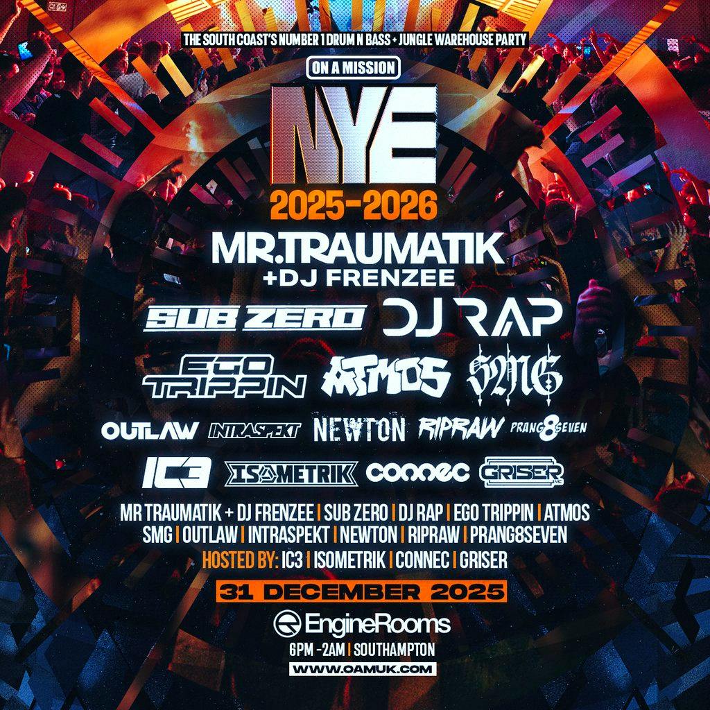 OAM new years eve at EngineRooms