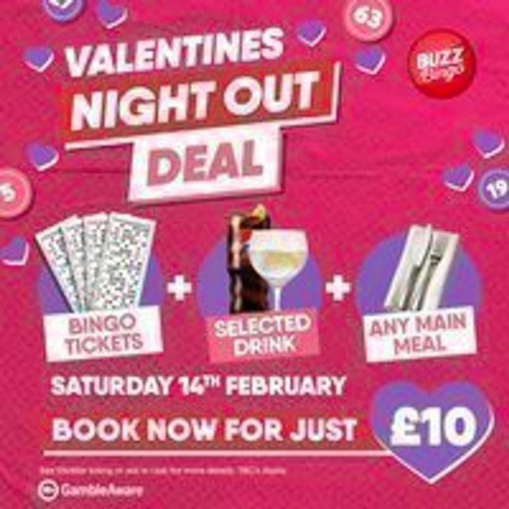 Valentines Day Deal - Buzz Bingo Sheffield Wadsley at Buzz Bingo Sheffield Wadsley