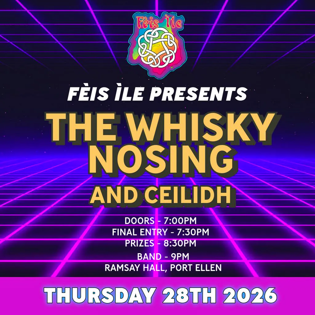 Whisky Nosing and Ceilidh at Ramsay Hall Port Ellen Islay