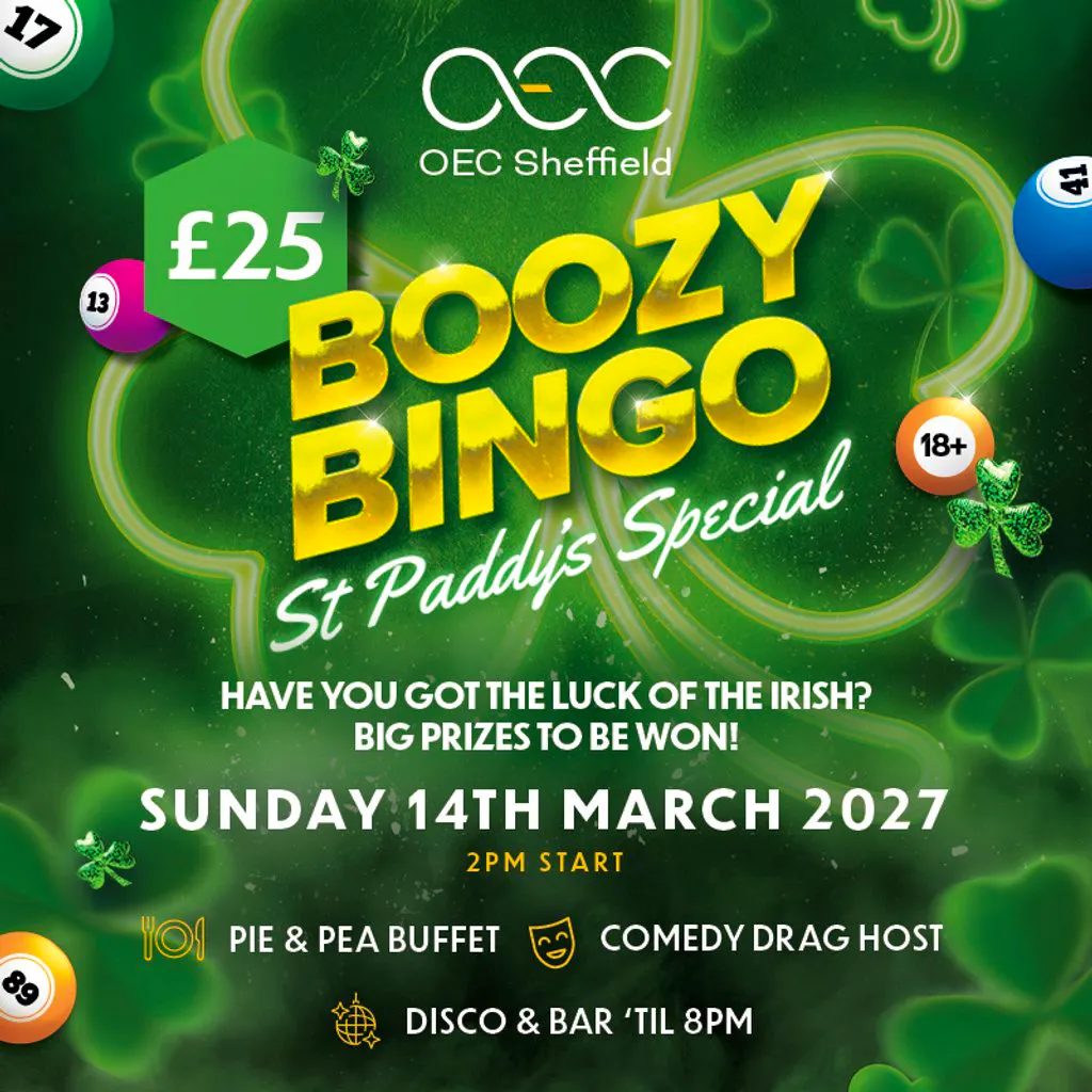 Boozy Bingo St Paddys Special at The OEC