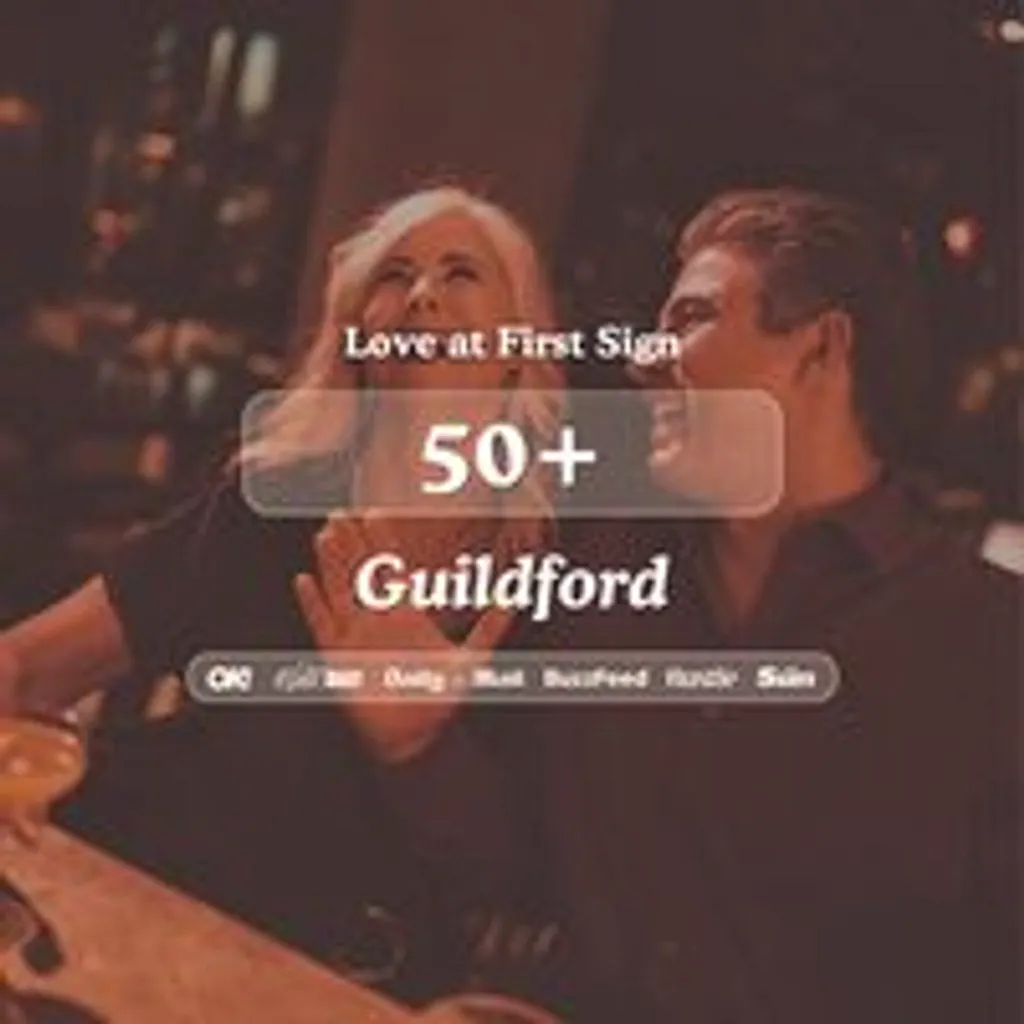 50+ Singles Night @ All Bar One Guildford|Love at First Sign at All Bar One Guildford