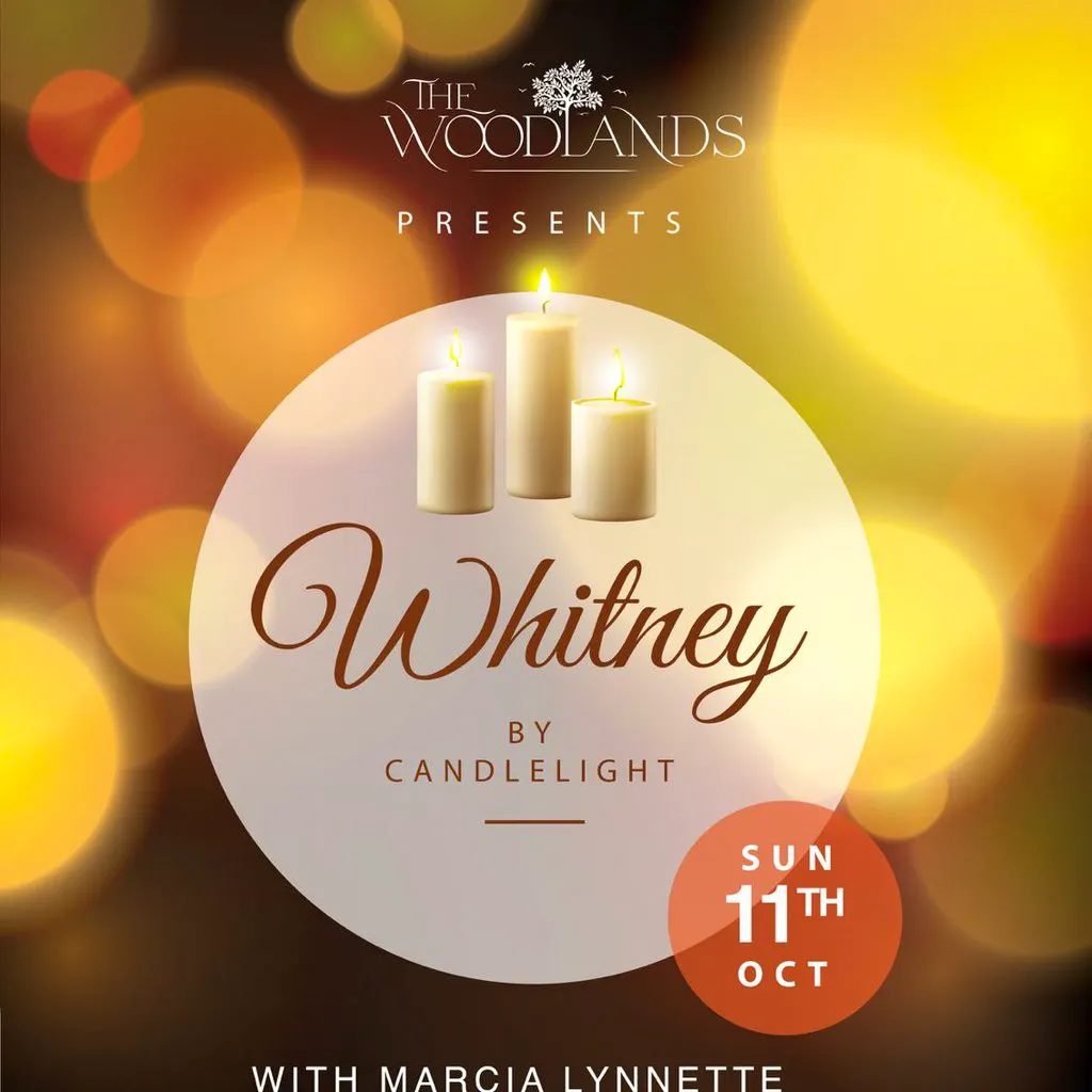 Whitney by candlelight at The Woodlands Bar And Grill