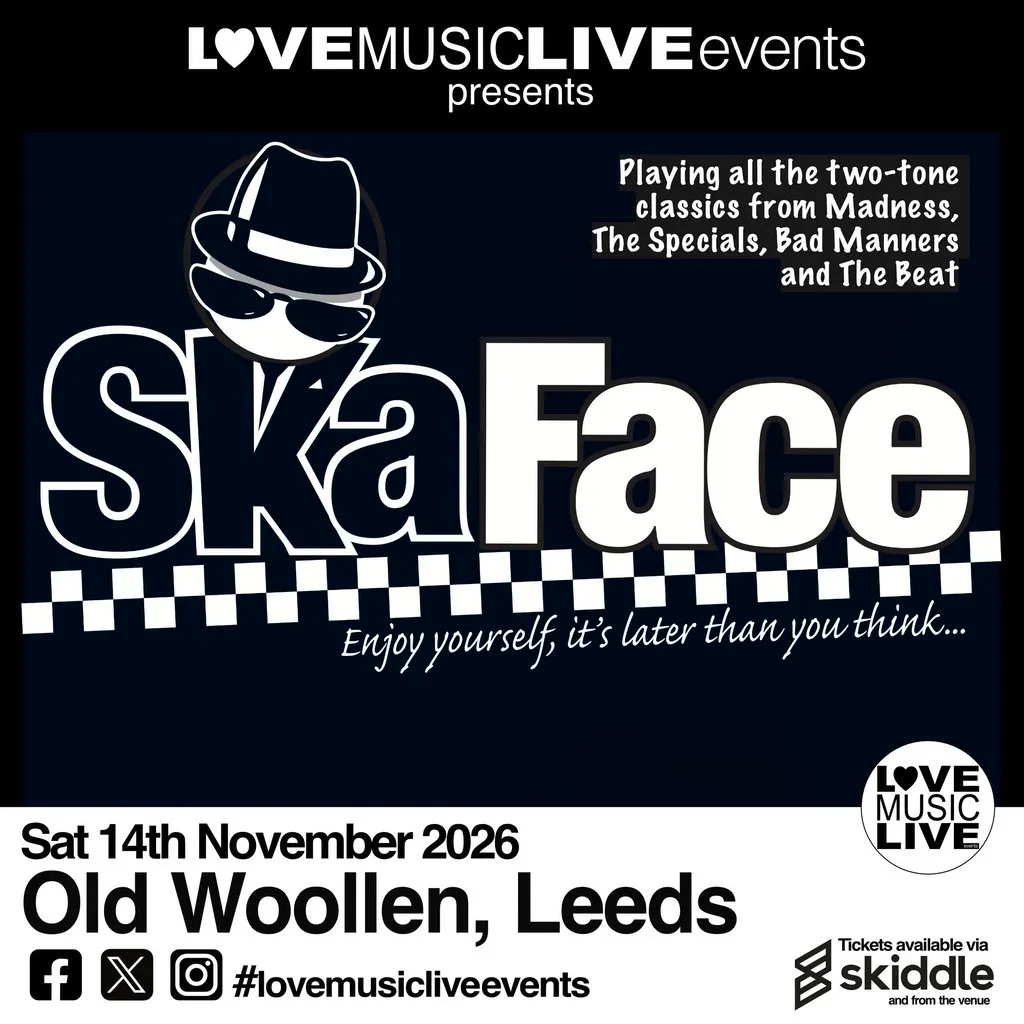 SKA FACE - LEEDS - Ska & 2 Tone Tribute - Old Woollen - 14th Nov at The Old Woollen