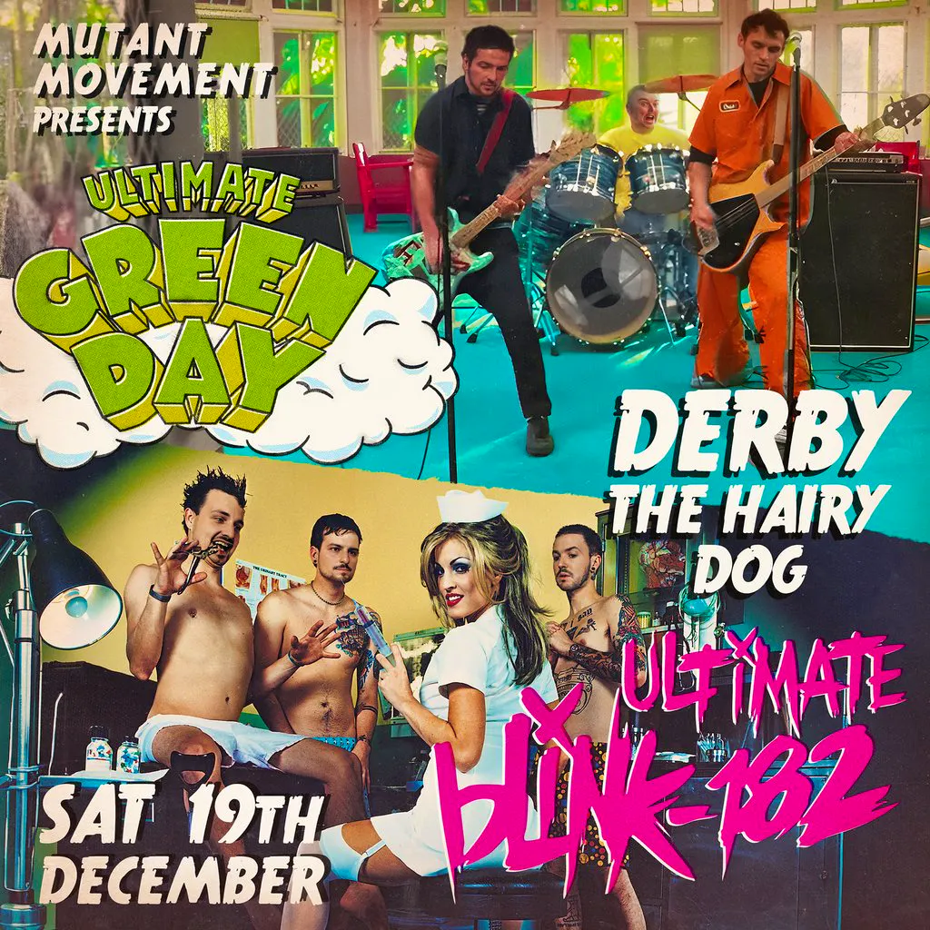 Ultimate Green Day + Ultimate Blink-182: Derby at The Hairy Dog