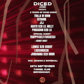 2 Years Of Diced Audio W Trilla + More