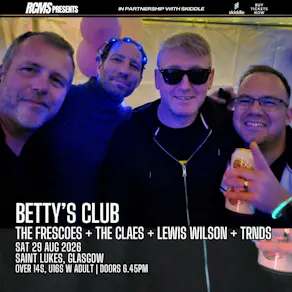 Bettys Club, The Frescoes, The Claes, Lewis Wilson, TRNDS