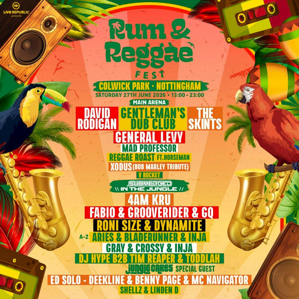 Rum & Reggae Fest Jungle Takeover 2026| Colwick Park, Nottingham at Colwick Park