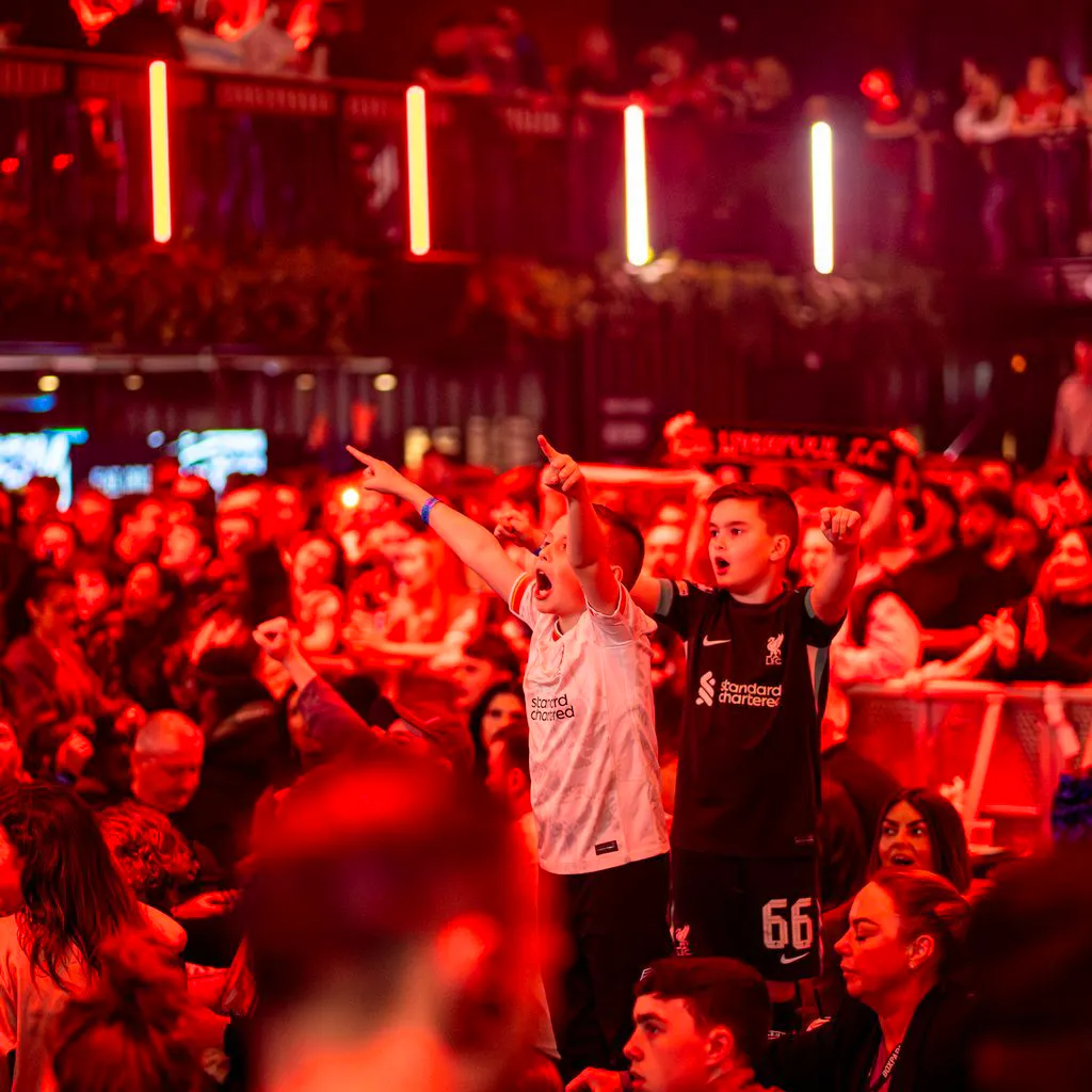 Man City v Liverpool  - FA CUP Quarter Final at Boxpark Liverpool