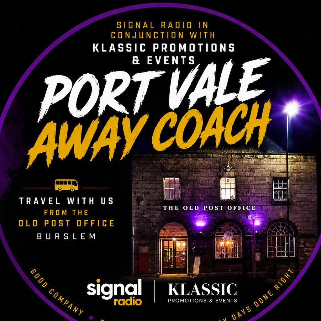 Port Vale Away Travel - Oldham Athletic at The Old Post Office Burslem