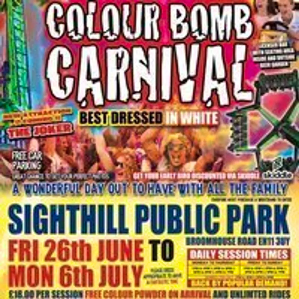 Taylor's of Edinburgh presents Colour Bomb Carnival 2026! at Sighthill Public Park