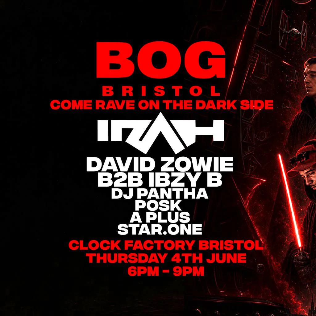 BOG Bristol x IRAH at Clock Factory Bristol