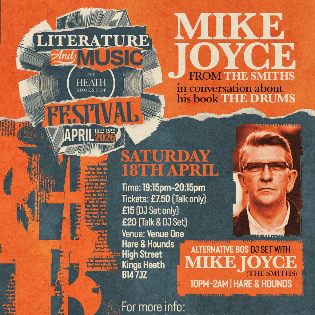 Mike Joyce (The Smiths) DJ Set - Alternative 80's at Hare And Hounds Kings Heath