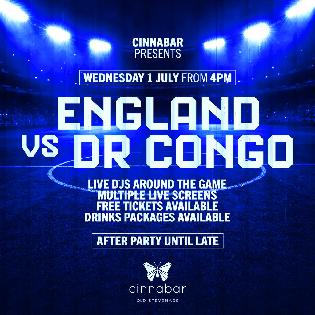 Cinnabar - England VS DR Congo at Cinnabar