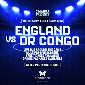 Cinnabar - England VS DR Congo